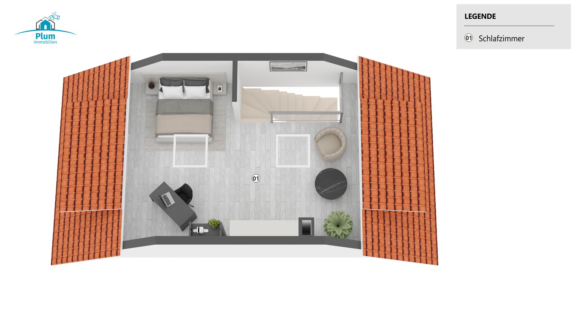 Grundriss Spitzboden