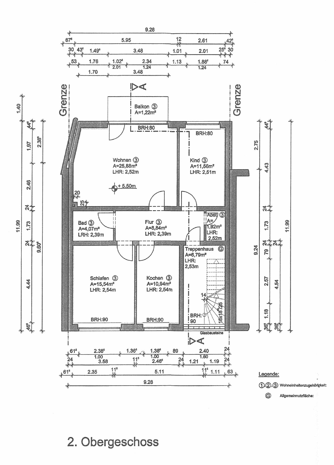 Grundriss Wohnung Nr 3