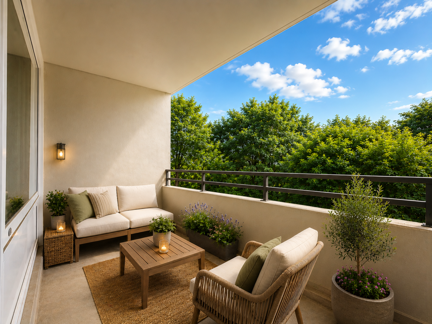 Balkon Visualisierung