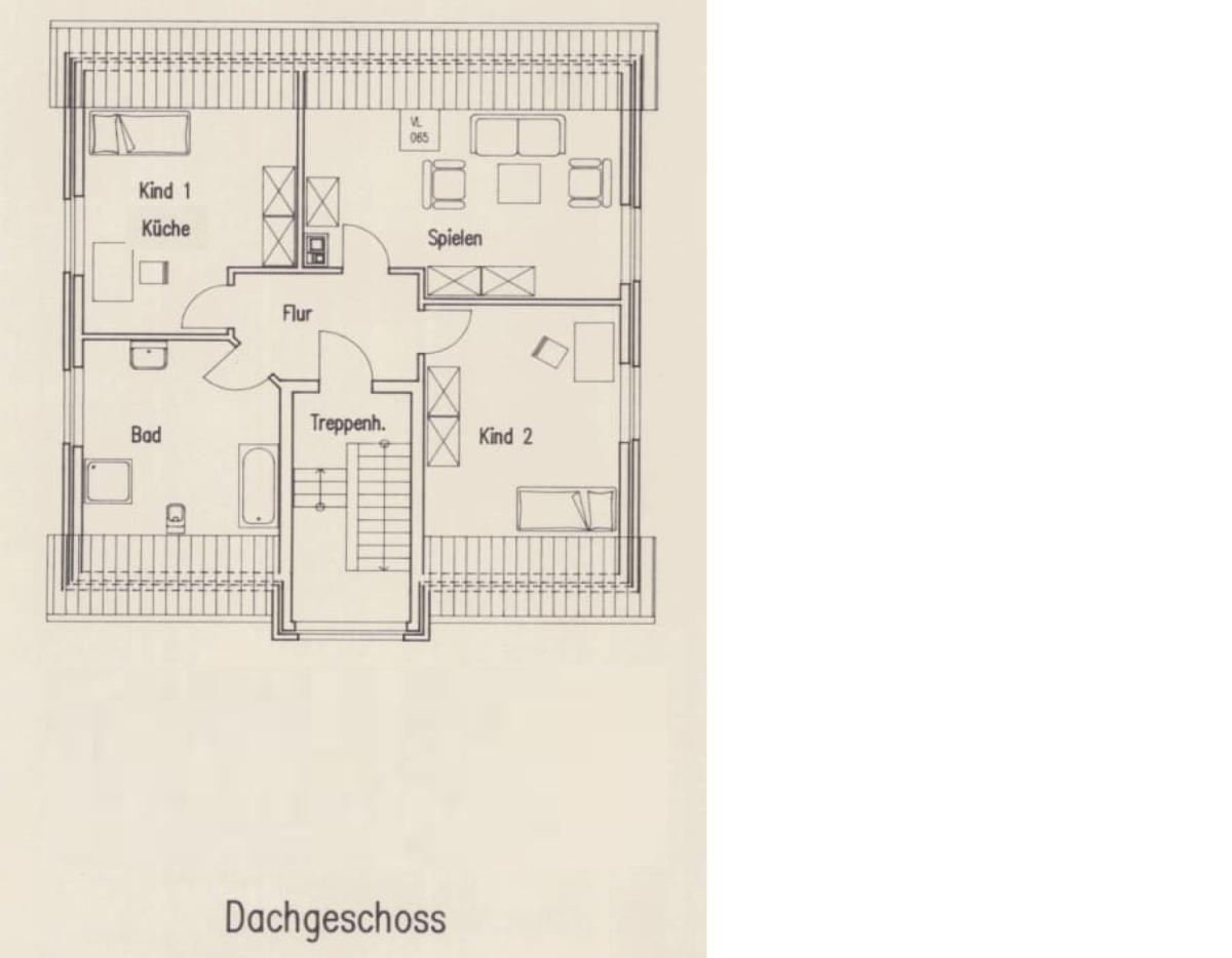 Grundriss Dachgeschoss
