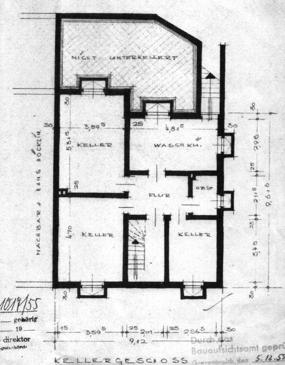 Grundriss Kellergeschoss