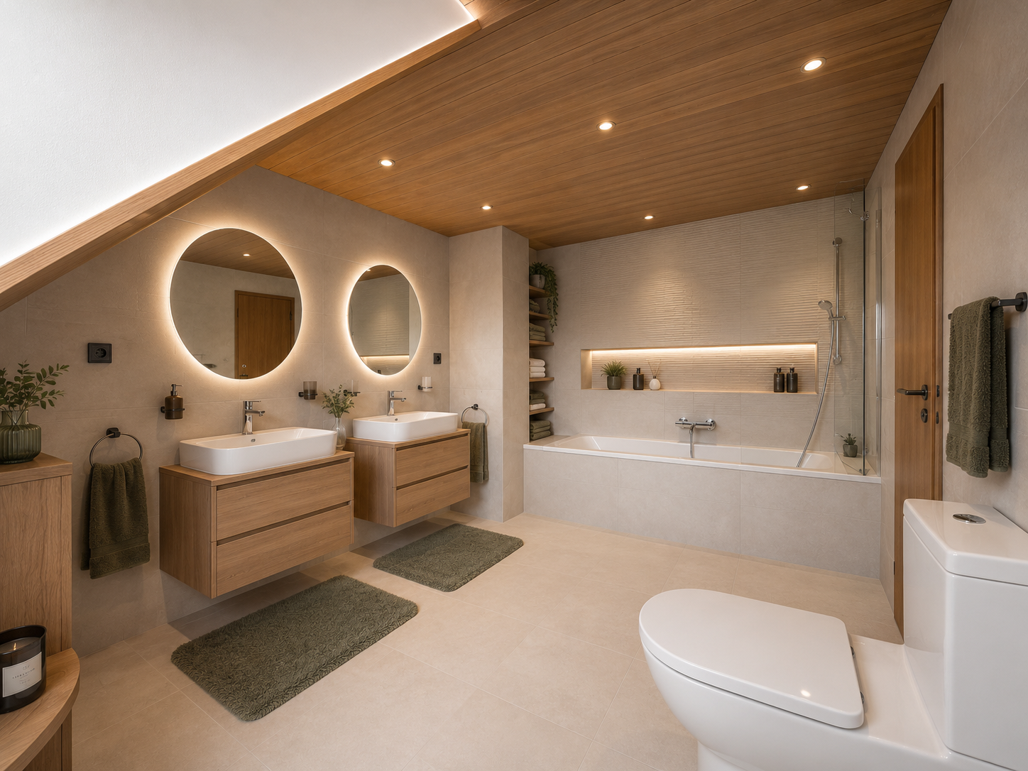 Badezimmer - KI Darstellung