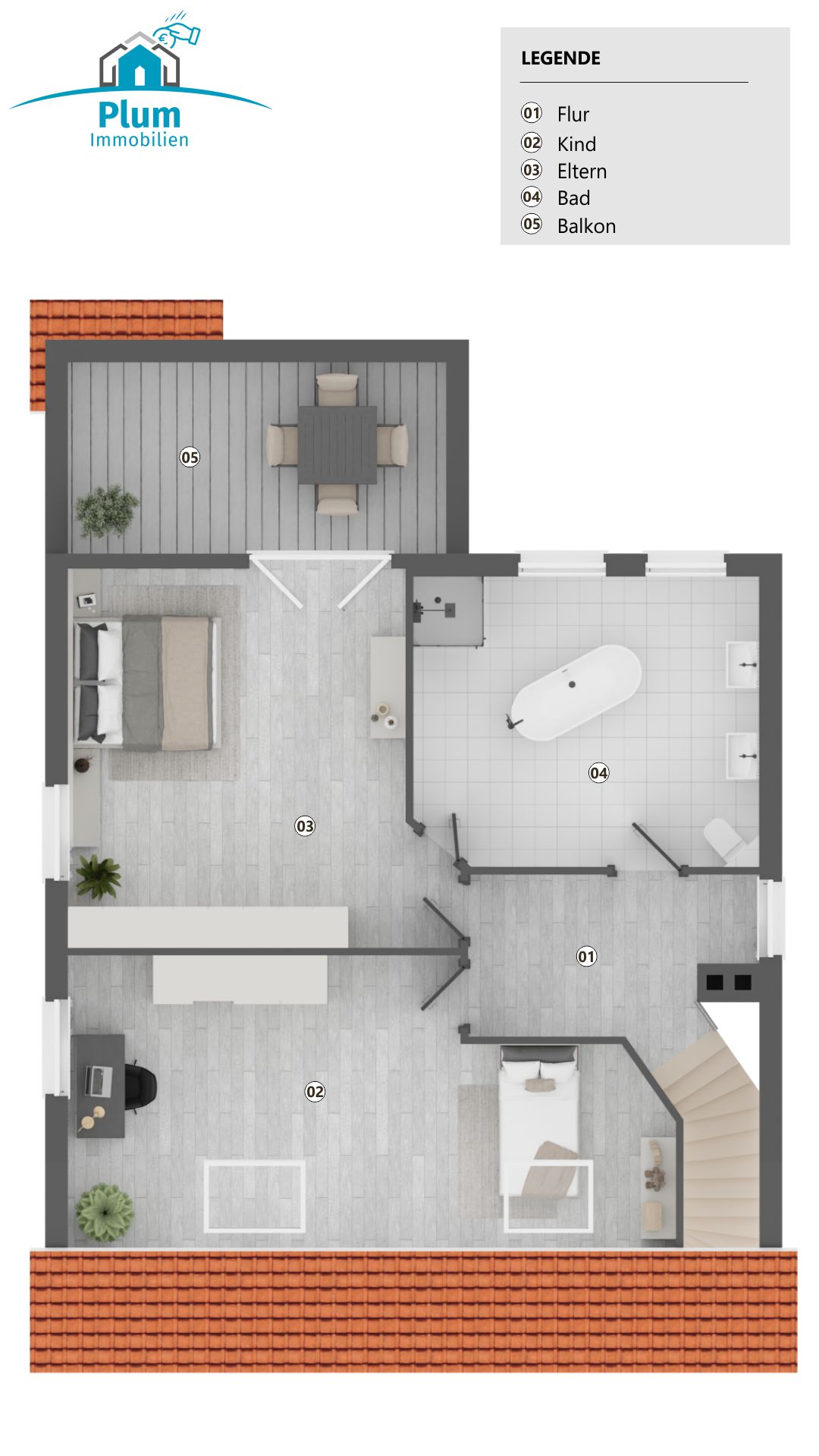Grundriss Dachgeschoss