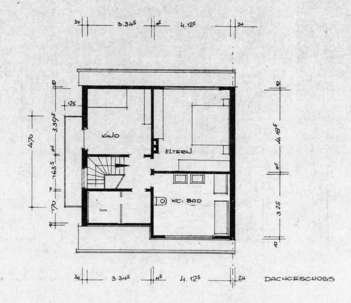 Grundriss Obergeschoss