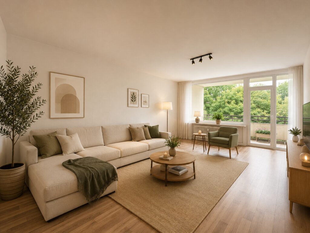 Naturnah wohnen – 3-Zimmer-Wohnung mit Aufzug und Tiefgaragenstellplatz in Holzheim!